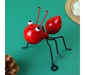 Metal Ant Home Garden Decoration, Fence Lawn Bedroom Living Room Hanging Wall Decor, 3D Sculpture Ants Art Decoration Ornament