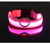 Light Up LED Dog Collar Safety Night Walking Flashing Glow In The Dark LED Pet Dog Battery Collar Small Medium Large Dog