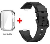 TPU Case+Silicone Strap for Huawei Watch Fit 3 Strap Replacement Band for Huawei Watch Fit3Watch Band With Case Screen Protector