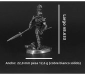 New Soldier Model Handmade Knight Legion Toy Ornament  Metal War Chess Mens  Desktop Game Gift Bronze Material Ornament Supplies