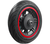 10Inch Front Wheel Hub Assembly with Vacuum Tire For Ninebot Max G30 Electric Scooter Accessories Durable Explosion-proof Tyre