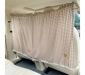 Car front and rear partition curtain Interior shade curtain summer heat insulation sunscreen women shade privacy shade curtain