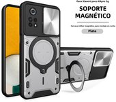 Magsafe Magnetic Camera protection case For Mi Poco X4 X5 Pro Armor Hybrid Metal Ring Back Cover For POCO F5 Pro M3 F3