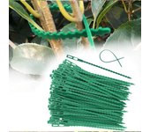 50pcs Adjustable Plastic Plant Cable Ties Reusable Cable Ties for Garden Tree Climbing Support Plant Vine Tomato Stem Clip