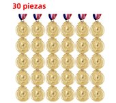 10-30xWinner Reward Gold Silver Bronze Award Medal with Neck Ribbon 1st 2nd 3rd Prize Medal for Sport Competition Prize for Kids