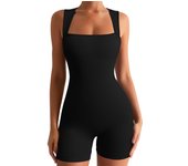 Women's Backless Sleeveless Bodycon Streetwear Romper Playsuit One Piece Fashion Fitness Yoga Quick Drying Breathable Jumpsuits