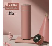 High Quality Smart Thermos Cup 304 Stainless Steel 480ml Smart Temperature Display Waterproof Double-wall Vacuum Thermos Cup