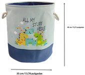 Cesta De Ropa Plegable Para Niños Organizador De Juguetes Cesta De Almacenamiento De Ropa Sucia Caja De Almacenamiento Ecológica De Poliéster