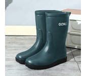 Zapatos De Lluvia Para Hombres Botas De Agua De Medio Tamaño