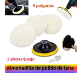 5PCS/Set 5inch Car Polishing Waxing Buffing Wheel Pad Car Polisher Kit for Auto Car Paint Care Car-styling