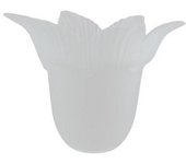 Genérico NO MARCA Tulipa de Cristal Mate NARCISUS 11x16cm - Renueva Tu Iluminación