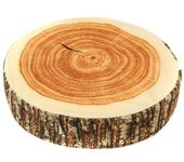 Stump Cushion Creative Big Willow Tree Dummy Wood Block Log Texture Cylindrical Shape Pillow Cushion Sofa Round Stump Shape