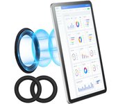 Magnetic Tablet Wall Mount,iPad Holder Mount,Cradle Magnet for IPad, SnapHold Magnetic Sticker for Home,Office,Fridge
