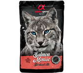 Alpha Spirit Pouch Mousse Para Gatos 85Gr Salmón Esterilizado