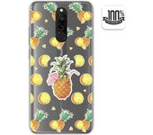 Tumundosmartphone Funda Gel Transparente para Xiaomi Redmi 8 diseño Piña Dibujos