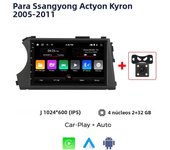 MEKEDE New Android System 8227 RDS Car Radio Multimedia for Ssangyong Kyron Actyon 2005 - 2011 Autoradio Carplay FM GPS BT Wifi