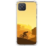 Tumundosmartphone Funda Silicona Antigolpes para Oppo Reno 4Z 5G diseño Ciclista Dibujos
