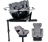 Olmitos - Silla de coche para bebé I-SIZE 40-150 cm con giro 360º SIENA, Isofix y reclinado, homologada a contramarcha, Silla de Auto ajustable y Universal desde nacimiento