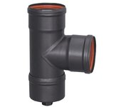 Tubo PRACTIC T Larga Línea Pellet 80/90º MHH CT 096015