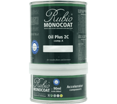 Aceite Rubio Monocoat Plus 1.3L para Tratamiento de Superficies de Madera a una sola mano.