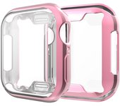 TPU Electroplating Soft Shell Cover for Apple Watch Series 9 8 7 6 5 4 3 SE Screen Protector Accessories for Apple Watch Band