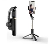 Trípode Estabilizador para Móvil Q08 con Control Remoto Bluetooth – Soporte Extensible 86cm para Grabación Horizontal y Vertical – Palo Selfie con Giroscopio y Trípode Integrado, Compatible con iPhone y Android