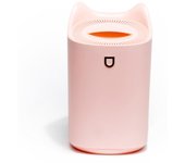 Humidificador de aire pequeño de 9,88*5,95 pulgadas, apagado automático las 24 horas, alimentación por USB, difusor de aroma ultrasónico de 3 litros, 7 colores, silencioso, 2 boquillas, 3 modos, adecuado para dormitorios, oficinas y automóviles