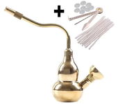 High quality brass Portable Smoking Pipe Tar Filtration Microfilter Cigarette filter Washable Recyclable Tobacco Pipe Men Gifts