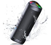 Altavoz impermeable IPX5 con luz LED RGB - Altavoz Bluetooth estéreo HD para fiestas y viajes