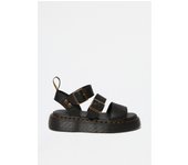 Sandalias hebillas de mujer negro Dr Martens gryphon quad