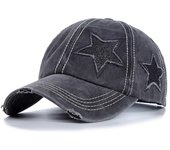 Retro Y2K Star Washed Denim Hole star Baseball cap Snapback Hats Autumn Summer fishing Hat Men Women Caps Casquette hats Gorras