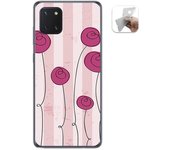 Tumundosmartphone Funda Gel Tpu para Samsung Galaxy Note 10 Lite diseño Flores Vintage Dibujos