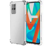 Ociodual Funda de TPU para Realme Narzo 50 4G,realme 8i, Carcasa Flexible con Esquinas Reforzadas Antigolpes, Protección en Cámaras, Silicona Transparente