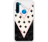 Funda compatible con Xiaomi Redmi Note 8 - mármol cruces