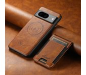 SUTENI Card holder PU leather wallet Mobile case Magnetic 2-in-1 Compatible wireless charging For Google Pixel 8Pro 8A 7A 6Pro 6