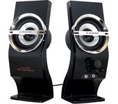 LIFA CAMAC Altavoces para ordenadores con cable USB universal, altavoecs para PC, reproductores de sonidos CMK878