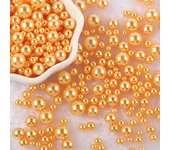 10g Random Mix 3-10mm No Hole ABS Imitation Pearl Bead For Vase Filler Makeup Brush For DIY  Jewelry Making  Decor  F0912