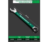 BaoLian Durable Ratchet Wrench 8-32mm Plum Blossoms Open Combination Wrench Two-Way Double Fast Ratchet Wrench Auto Repair Tools