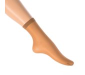 Jolie Folie-Pack-2 Calcetines transparentes caña media 2444 para Mujer