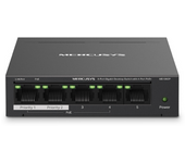 SWITCH MERCUSYS GIGABIT ETHERNET DE 5 PUERTOS POE