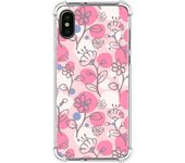 Funda Silicona Antigolpes para Iphone X / Xs diseño Flores 07 Dibujos