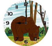 Reloj de pared de gaviota de mar, reloj de pared redondo silencioso, funciona con pilas, reloj decorativo creativo para niños, sala de estar, dormitorio, oficina, cocina, decoración del hogar
