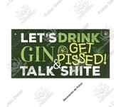 Putuo Decor-Gin Signs Wooden Wall Plaque, Wood Plaque for Door Hanging, Home Decor, Bar, Pub, Wall Decoration