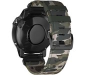 22 26mm Nylon Military strap For GARMIN FENIX7 7X PRO 6 6X Soft wear-resistant strap body For 965 Instinctive replacement strap