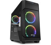 CAJA mATX SHARKOON V1000 2XUSB3.0 SIN FUENTE RGB