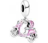 Pandora - Charm Colgante Moto Scooter Rosa 791057C01