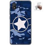 Tumundosmartphone Funda Gel Tpu para Alcatel 1B 2020 diseño Camuflaje 03 Dibujos