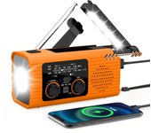 Radio portátil de Banda completa antidesastres Manual DE EMERGENCIA múltiple Radio Solar Máquina FM
