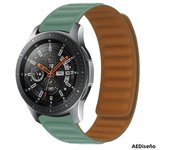 Magnetic Loop For Samsung Galaxy watch band 6/5 pro/4/Classic/active 2 20mm 22mm Silicone Belt bracelet huawei GT 2-2e 3-4 strap