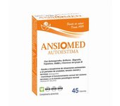 Bioserum Ansiomed Autoestima - Cápsulas para estrés, ansiedad y sueño - Sistema nervioso y bienestar emocional - 45 cápsulas